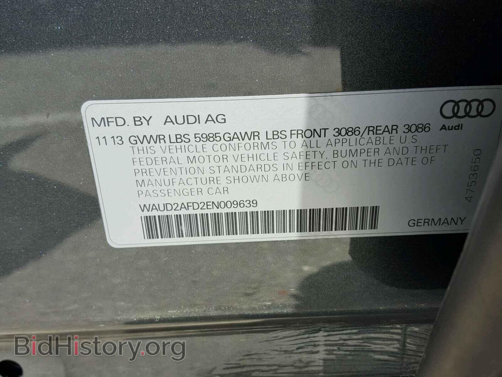 2014 AUDI S8 - VIN: WAUD2AFD2EN009639 - Photo 10