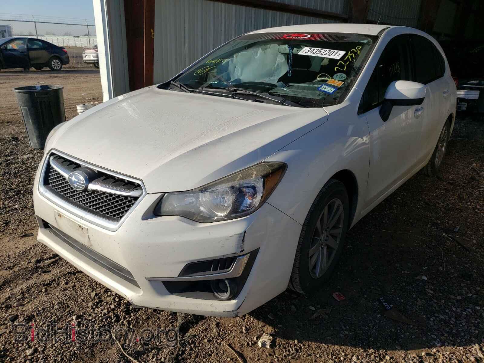 2015 SUBARU IMPREZA - VIN: JF1GPAC60FH227530 - Фото 2