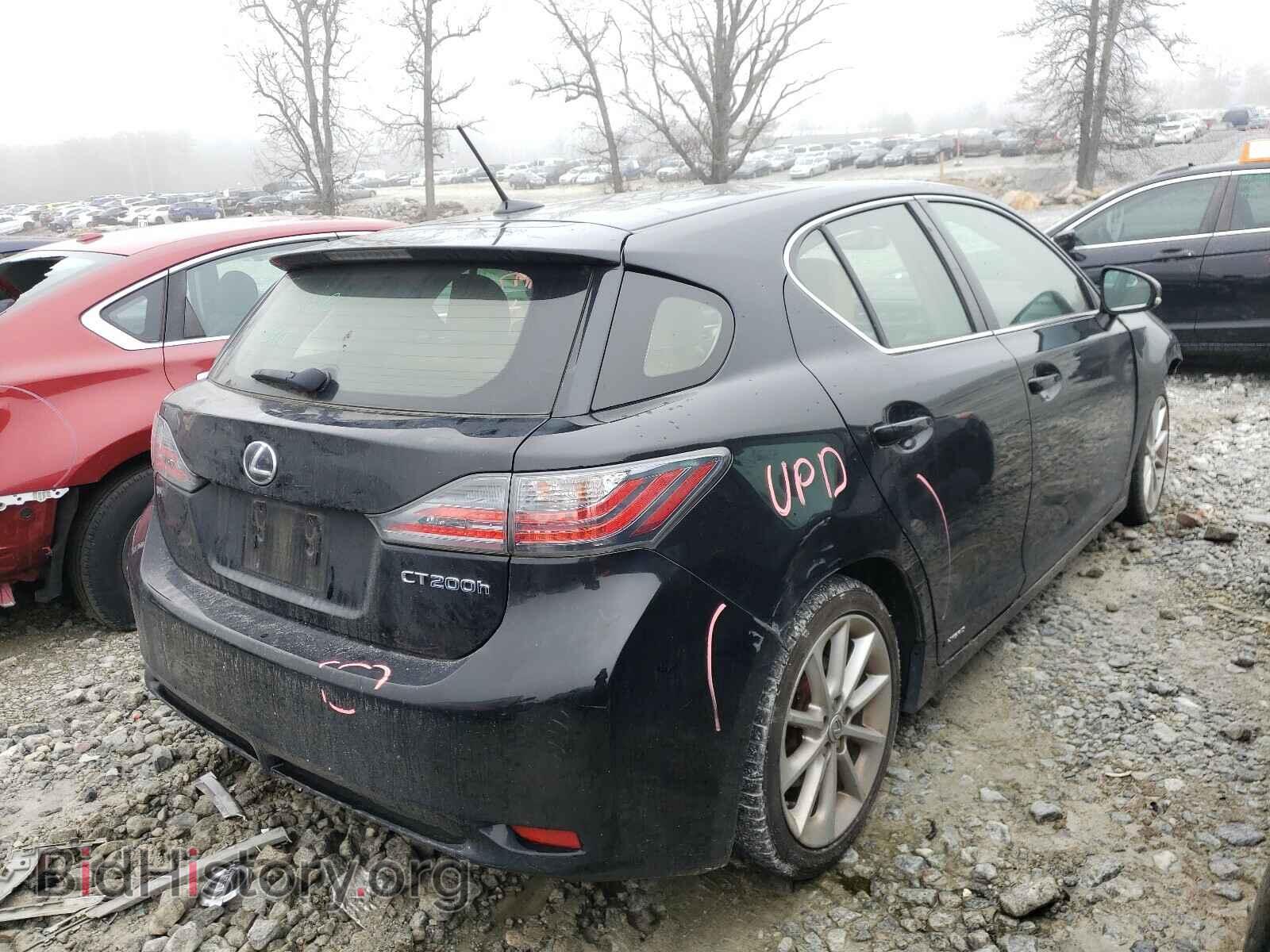 2013 LEXUS CT 200 - VIN: JTHKD5BH6D2132279 - Фото 4