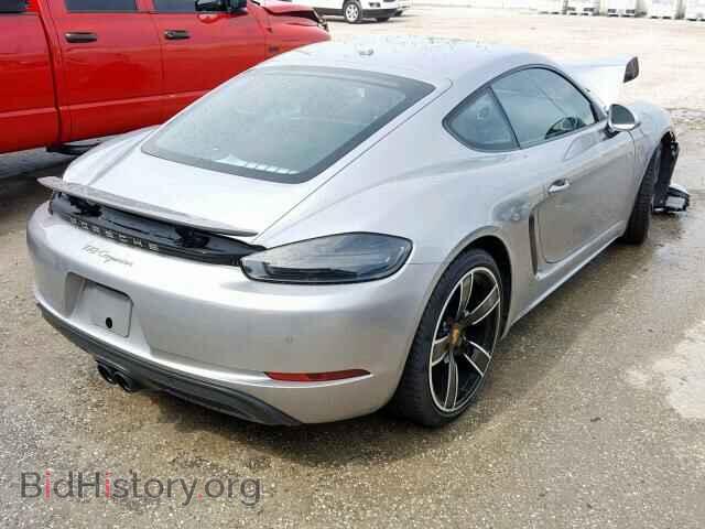 2018 PORSCHE CAYMAN - VIN: WP0AA2A86JK260619 - Фото 4