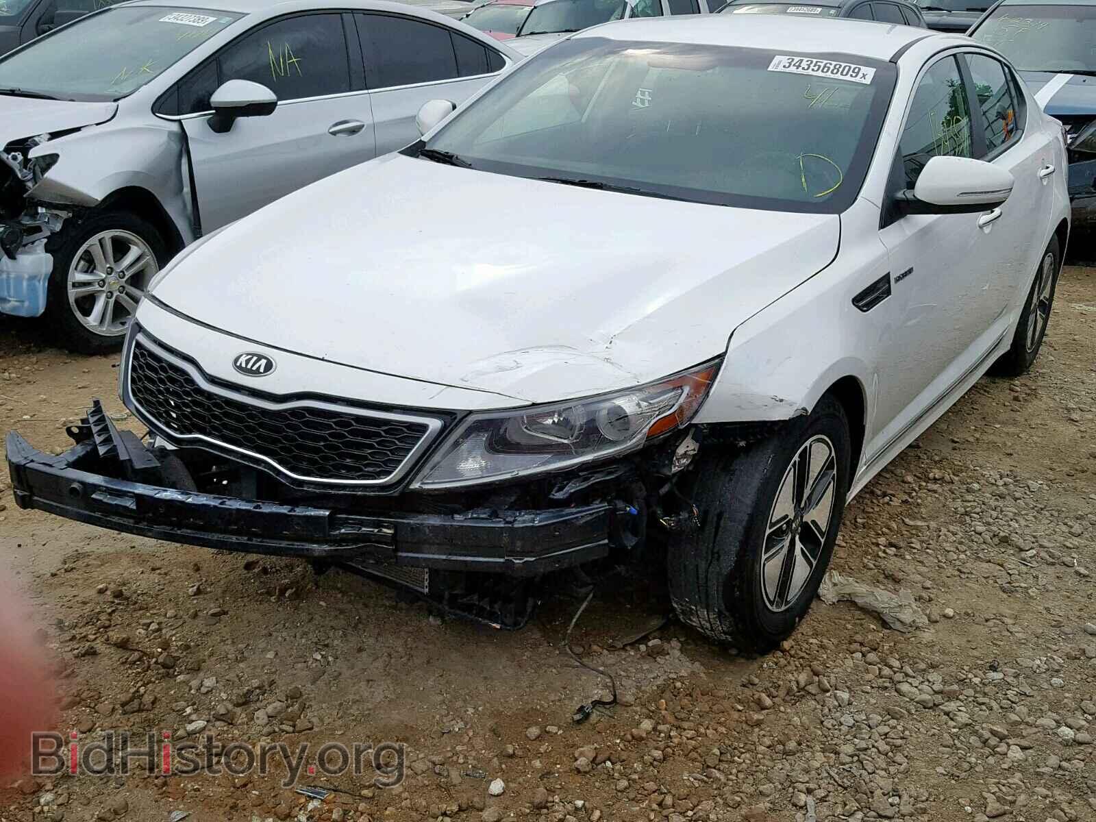 2013 KIA OPTIMA HYB - VIN: KNAGM4AD2D5040002 - Фото 2