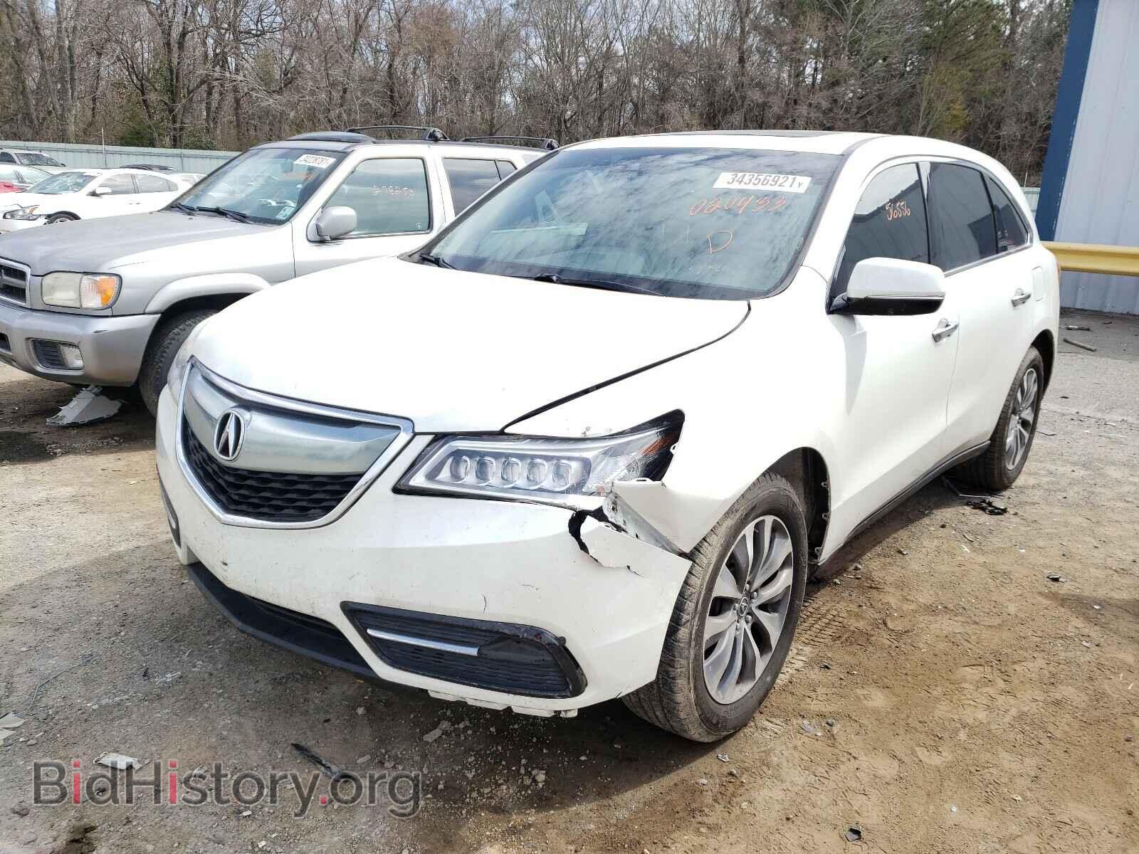 2016 ACURA MDX - VIN: 5FRYD3H63GB020433 - Фото 2