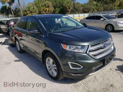 2015 Ford EDGE Edge SEL, зеленый — VIN 2FMTK4J83FBC18584, Copart