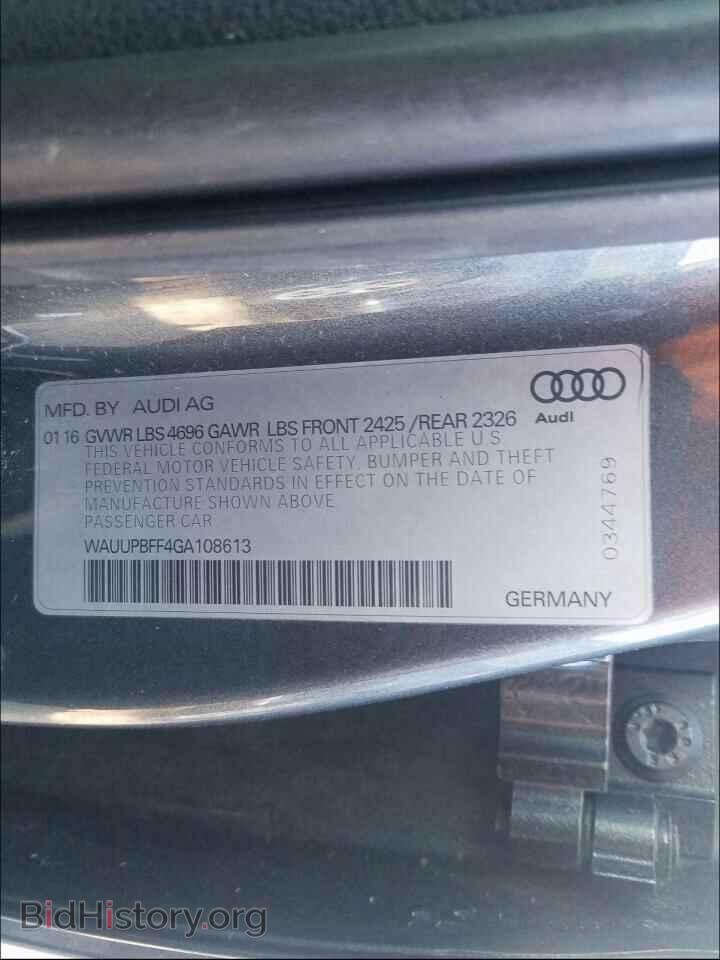 2016 AUDI A3 - VIN: WAUUPBFF4GA108613 - Фото 10