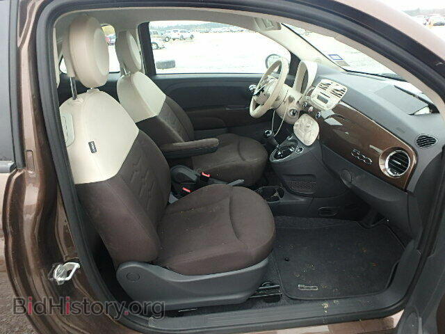 2013 FIAT 500 - VIN: 3C3CFFAR1DT737104 - Фото 5