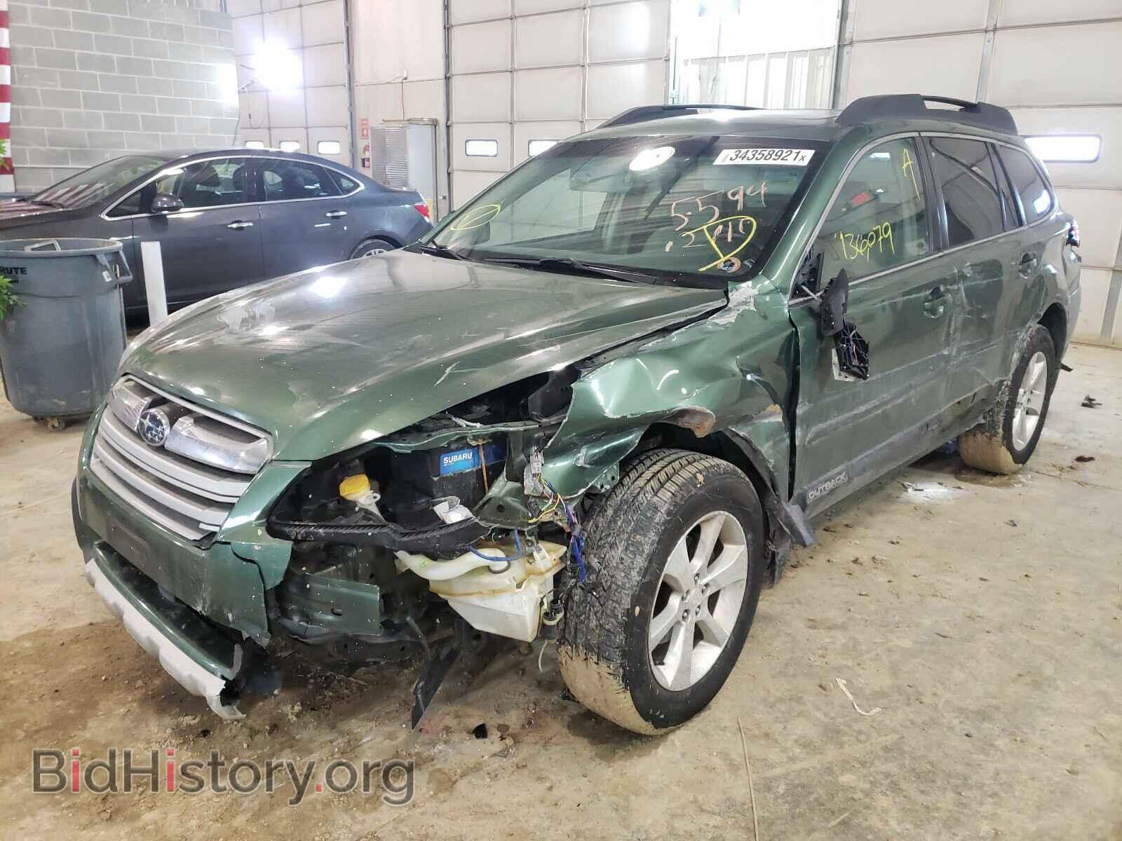 2014 SUBARU OUTBACK - VIN: 4S4BRBLC8E3305599 - Фото 2