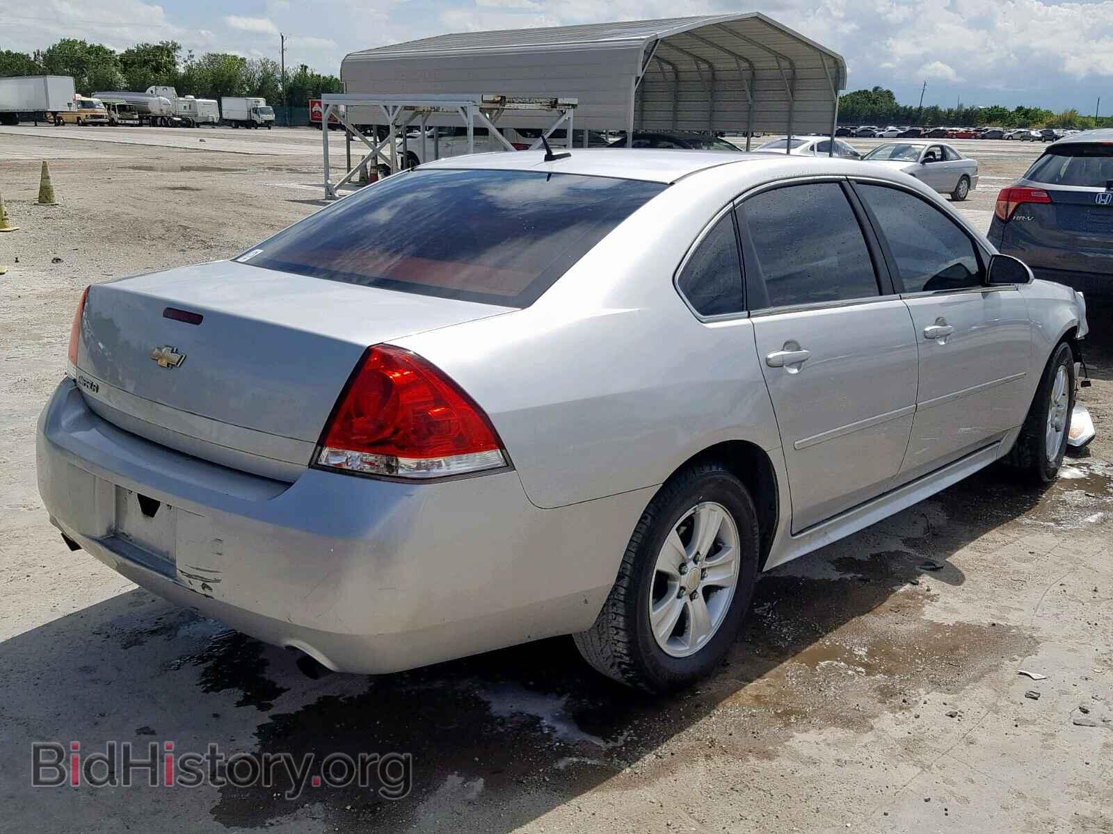 2012 CHEVROLET IMPALA - VIN: 2G1WF5E35C1283392 - Фото 4