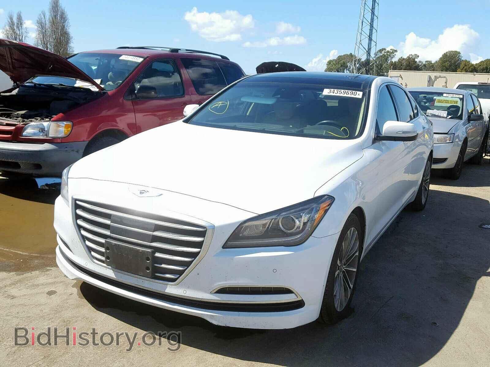 2015 HYUNDAI GENESIS - VIN: KMHGN4JEXFU030749 - Фото 2