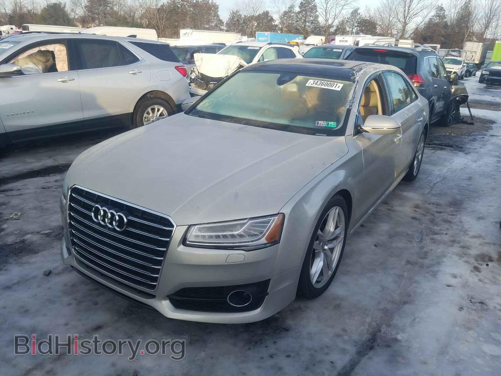 2016 AUDI A8 - VIN: WAU43AFD3GN010167 - Фото 2
