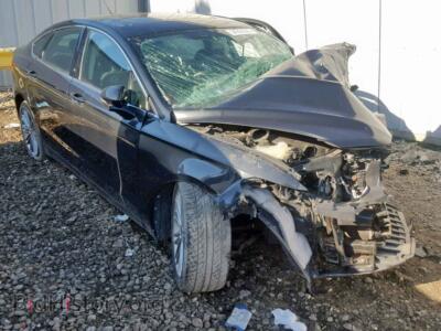 2013 Ford FUSION SE, черный — VIN 3FA6P0H98DR215517, Copart