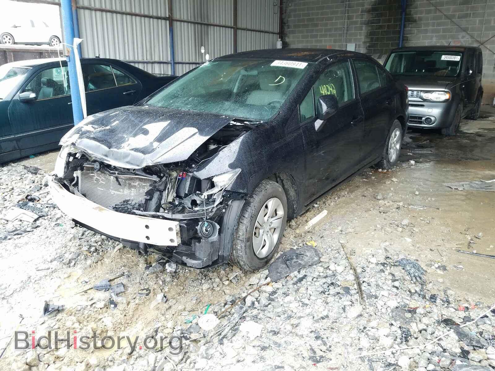 2013 HONDA CIVIC - VIN: 2HGFB2F50DH516736 - Фото 2