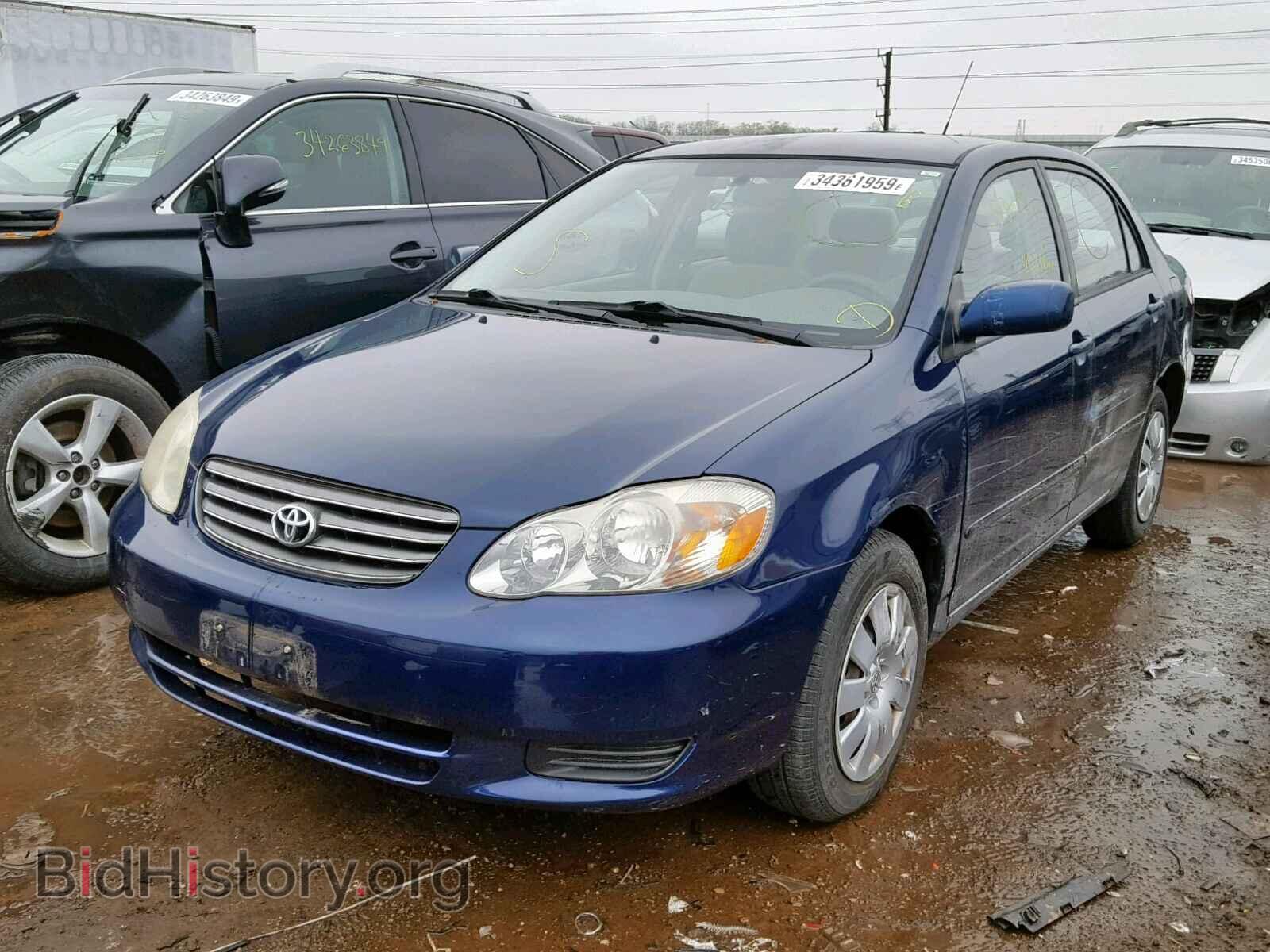 2003 TOYOTA COROLLA - VIN: 1NXBR38E83Z155405 - Фото 2