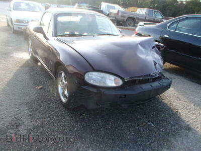 2000 Mazda MIATA Miata/LS, maroon — VIN JM1NB3538Y0147814, Copart