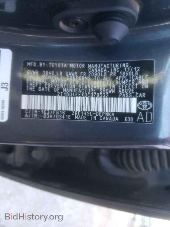 2013 TOYOTA COROLLA - VIN: 2T1BU4EEXDC979532 - Photo 10