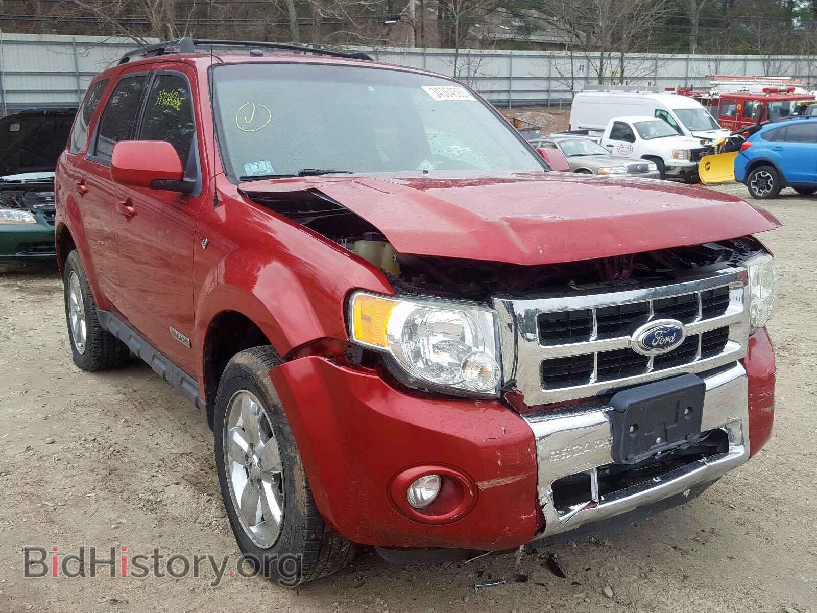 Photo 1FMCU94178KD21862 - FORD ESCAPE 2008