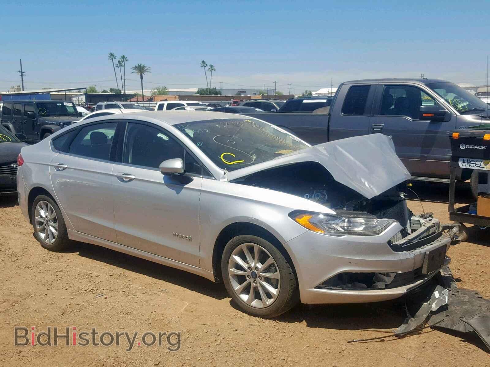 Фотография 3FA6P0LU1HR237957 - FORD FUSION SE 2017