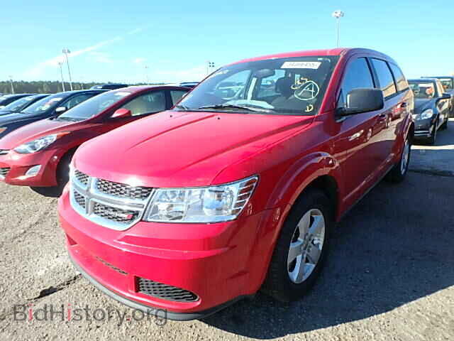 2013 DODGE JOURNEY - VIN: 3C4PDCAB3DT587453 - Фото 2
