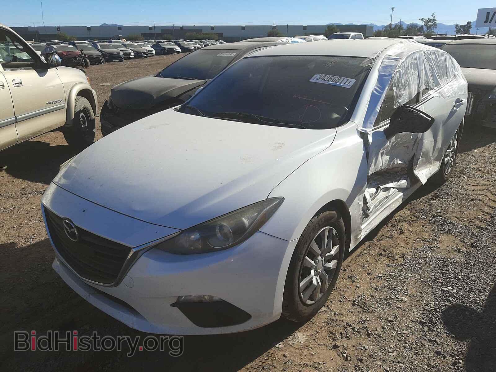 2014 MAZDA 3 - VIN: JM1BM1U79E1126126 - Фото 2