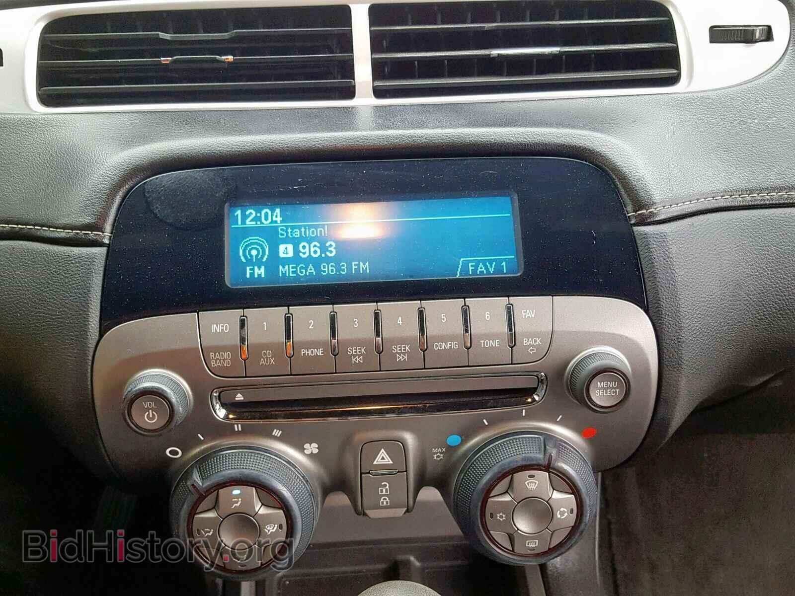2012 CHEVROLET CAMARO - VIN: 2G1FA1E33C9137498 - Фото 9