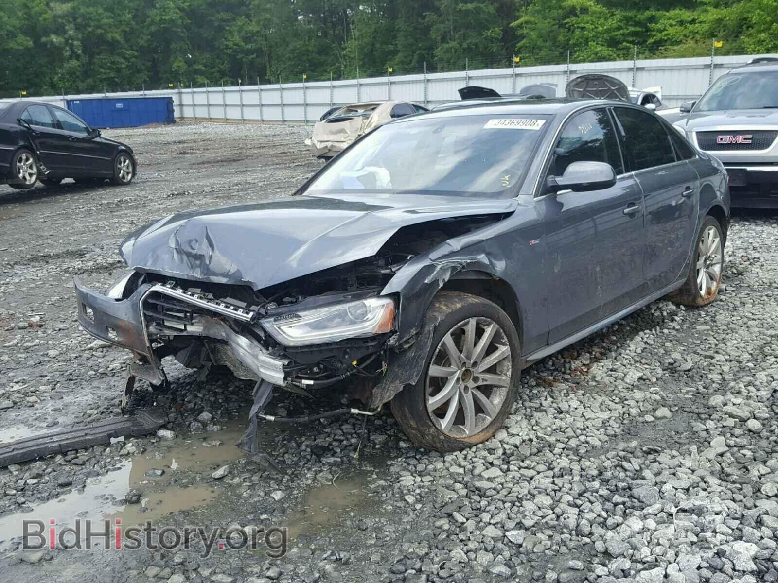 2014 AUDI A4 - VIN: WAUAFAFLXEN032777 - Фото 2