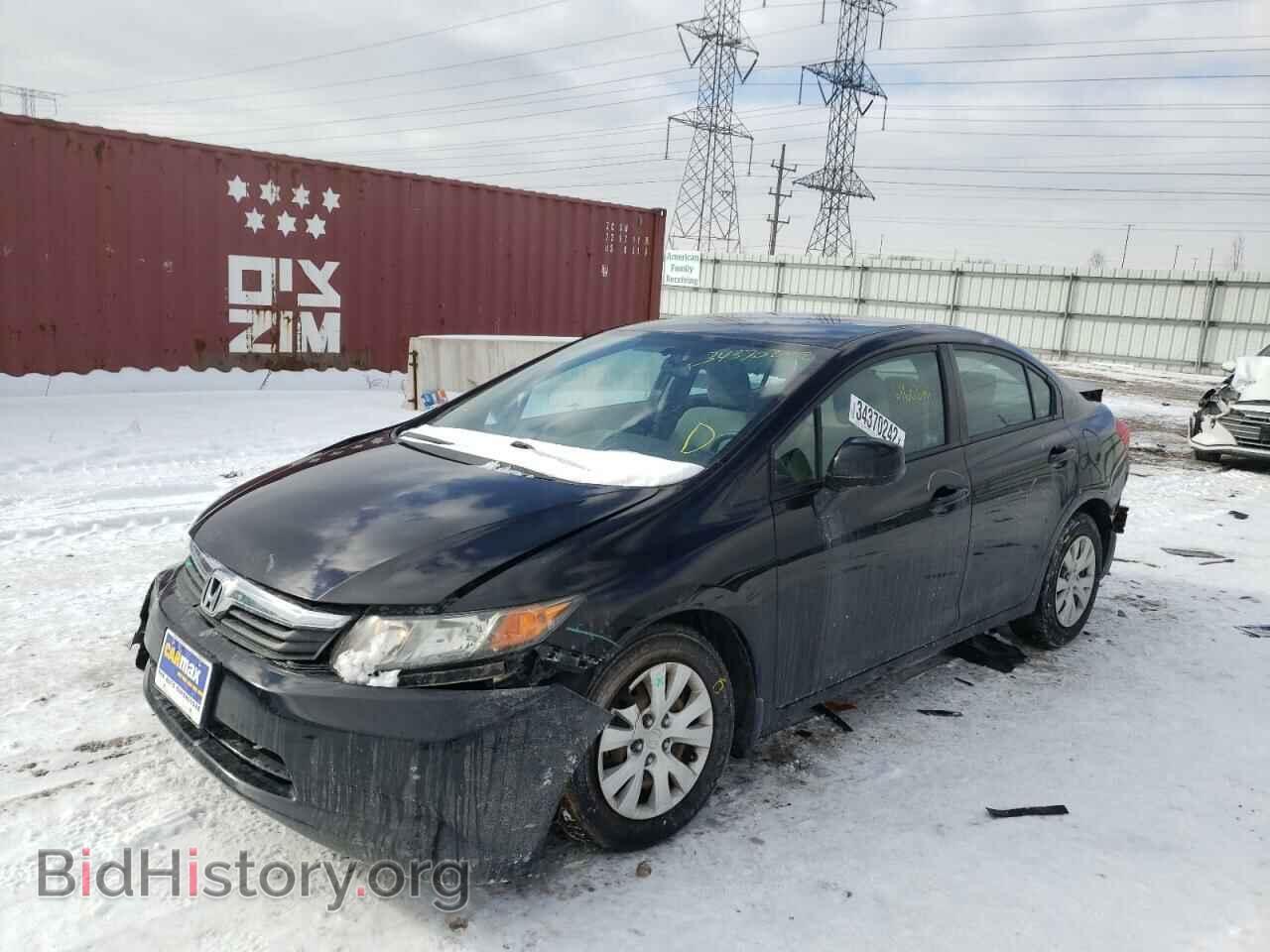2012 HONDA CIVIC - VIN: 19XFB2F53CE093661 - Фото 2