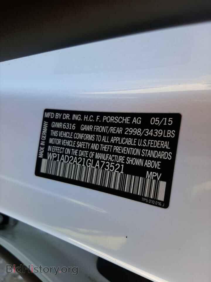 2016 PORSCHE CAYENNE - VIN: WP1AD2A21GLA73521 - Фото 10