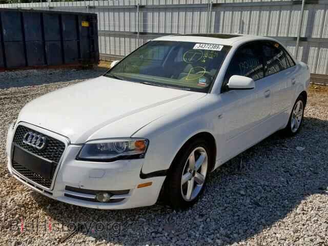 2007 AUDI A4 - VIN: WAUDH78E87A068485 - Фото 2