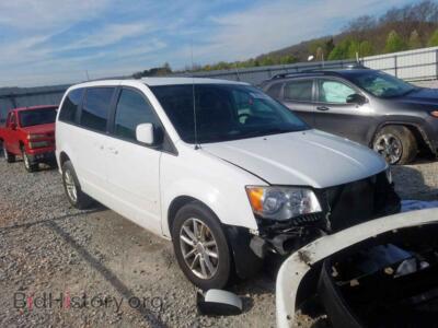 2014 Dodge CARAVAN Grand Cara, белый — VIN 2C4RDGCG8ER206354, Copart