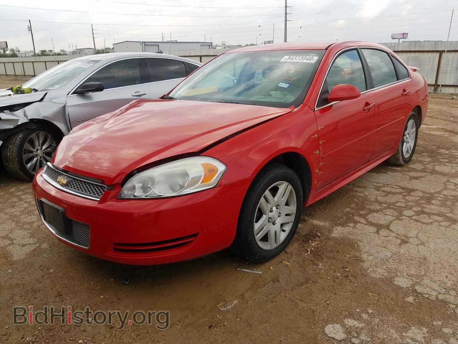 2012 CHEVROLET IMPALA - VIN: 2G1WB5E36C1187363 - Фото 2