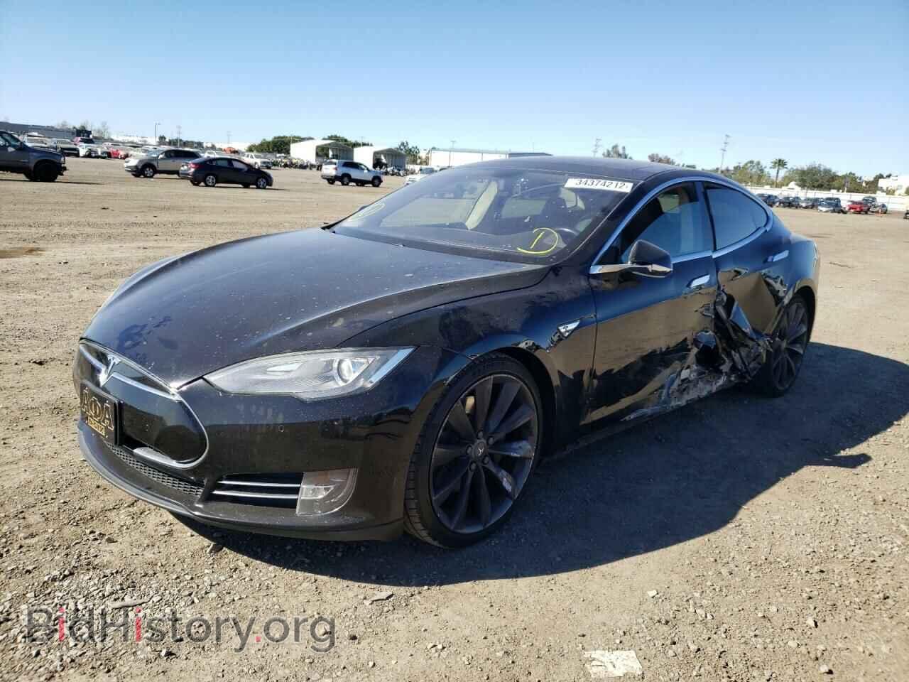 2014 TESLA MODEL S - VIN: 5YJSA1S19EFP52452 - Фото 2