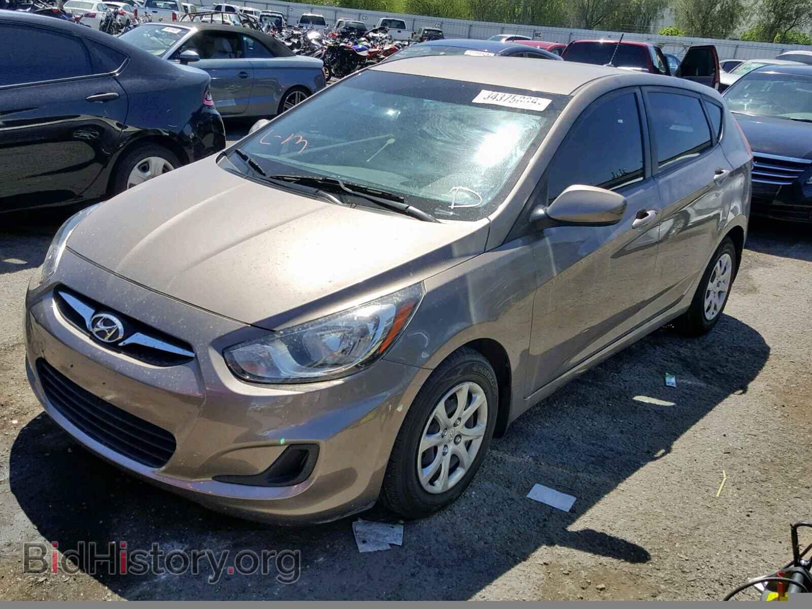 2013 HYUNDAI ACCENT - VIN: KMHCT5AE6DU112372 - Фото 2