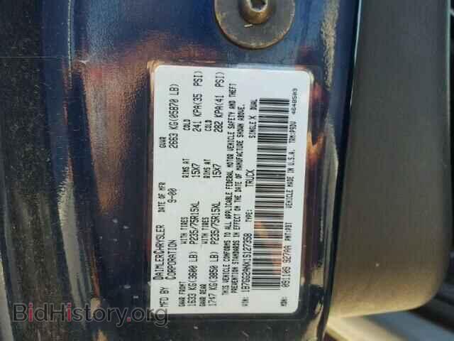 2001 DODGE DAKOTA - VIN: 1B7GG2ANX1S127358 - Фото 10