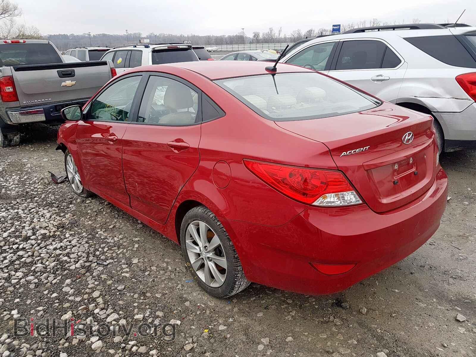 2014 HYUNDAI ACCENT - VIN: KMHCU4AE5EU771990 - Фото 3
