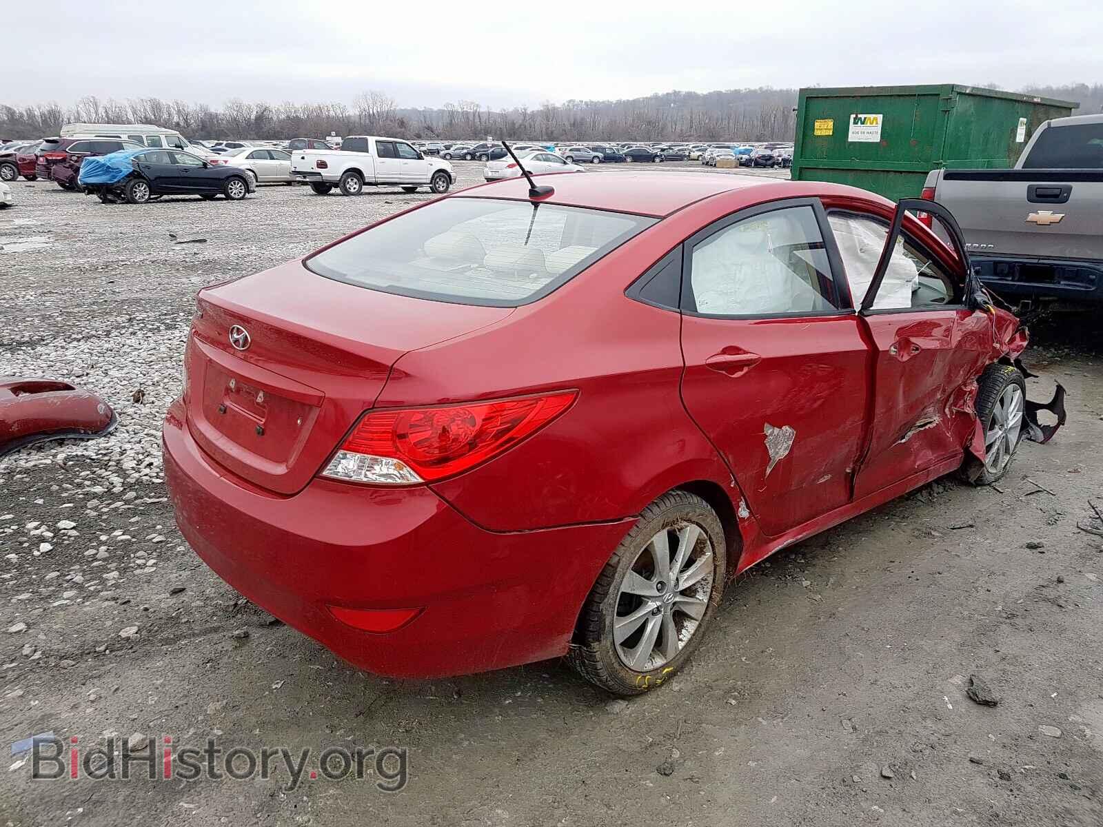 2014 HYUNDAI ACCENT - VIN: KMHCU4AE5EU771990 - Фото 4