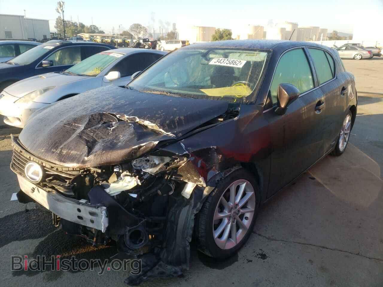 2011 LEXUS CT 200 - VIN: JTHKD5BH1B2035343 - Фото 2