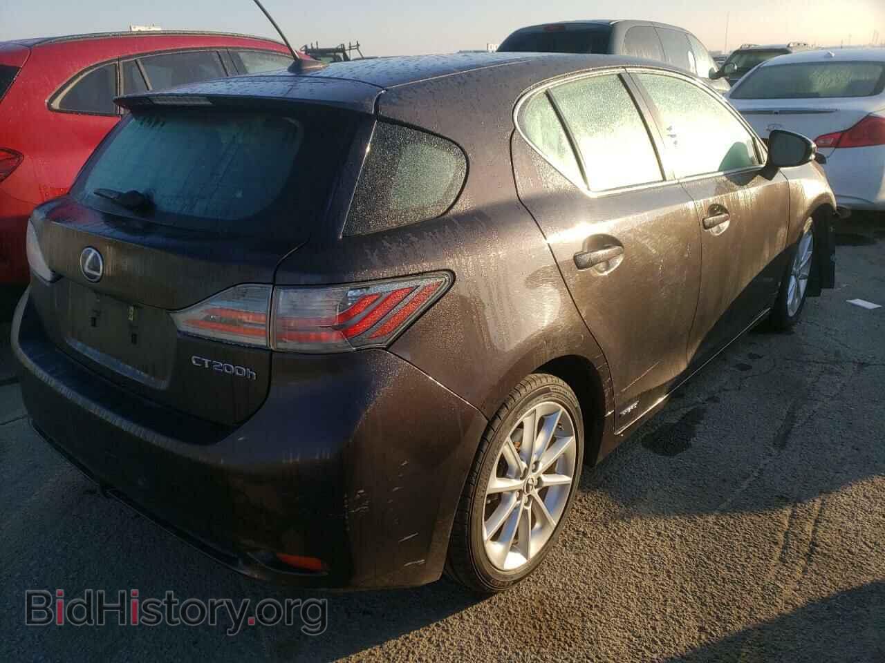 2011 LEXUS CT 200 - VIN: JTHKD5BH1B2035343 - Фото 4