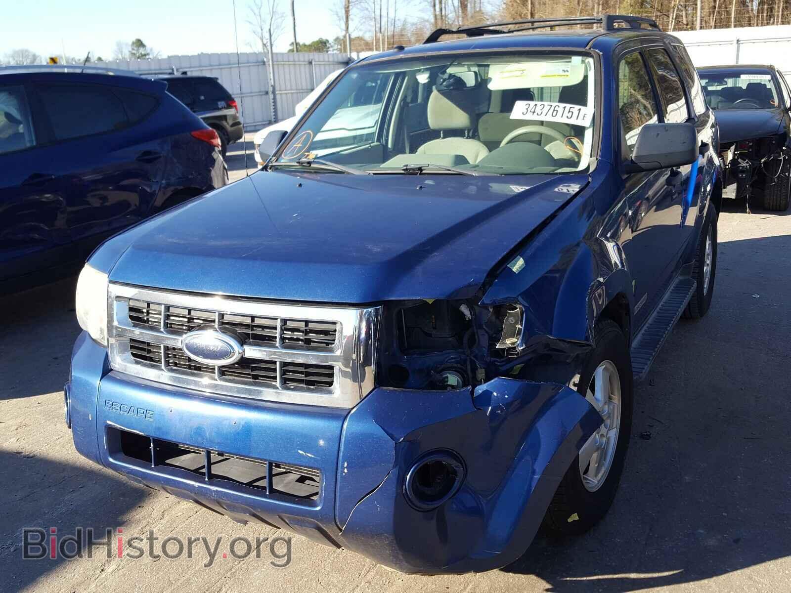 2008 FORD ESCAPE - VIN: 1FMCU03Z88KC00471 - Фото 2