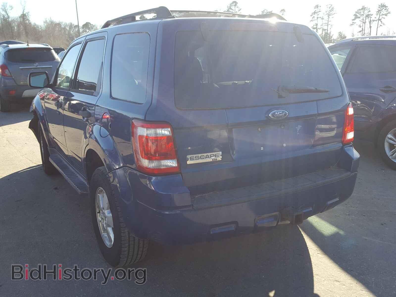 2008 FORD ESCAPE - VIN: 1FMCU03Z88KC00471 - Фото 3