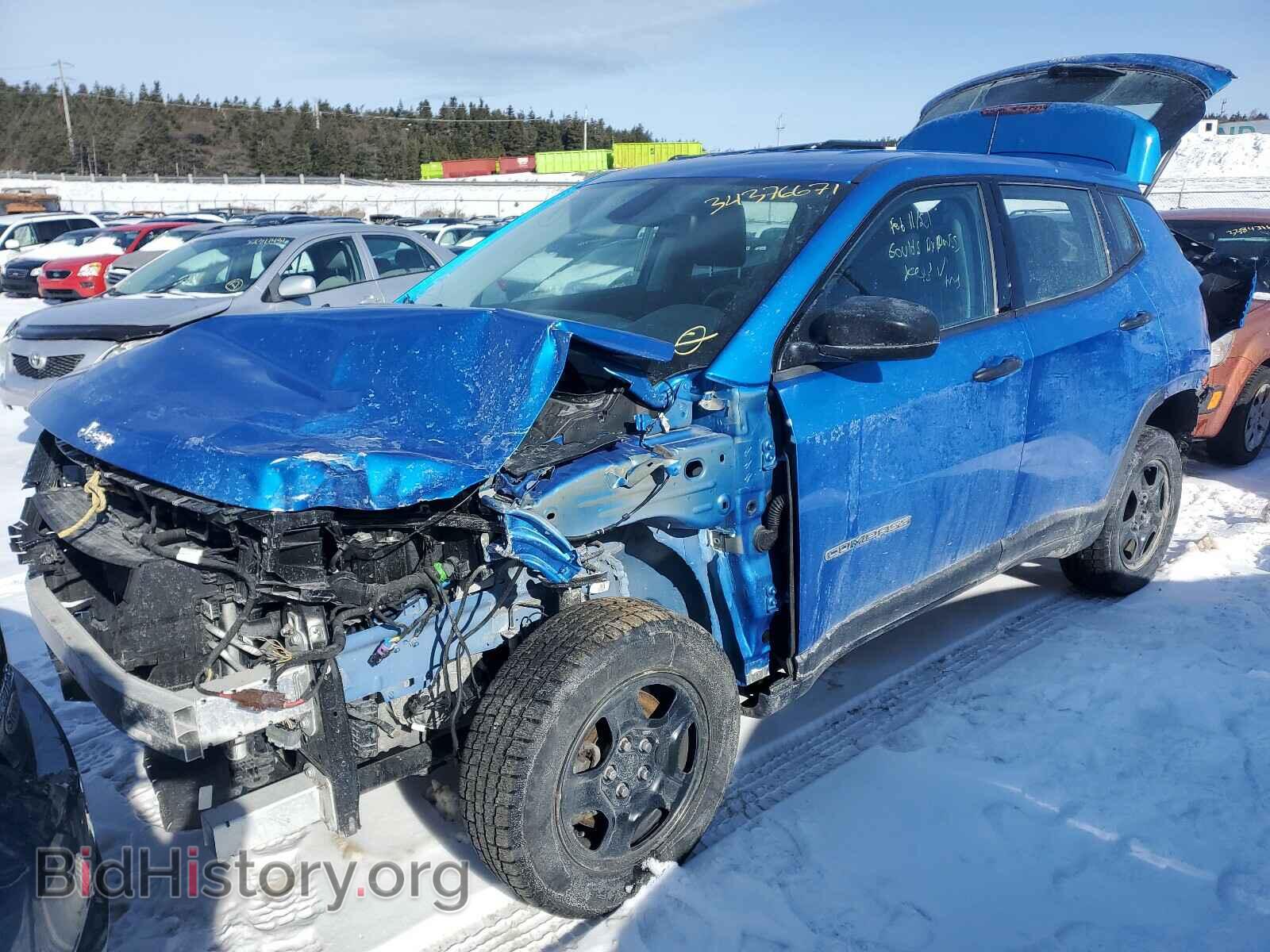 2018 JEEP COMPASS - VIN: 3C4NJDAB6JT442635 - Фото 2