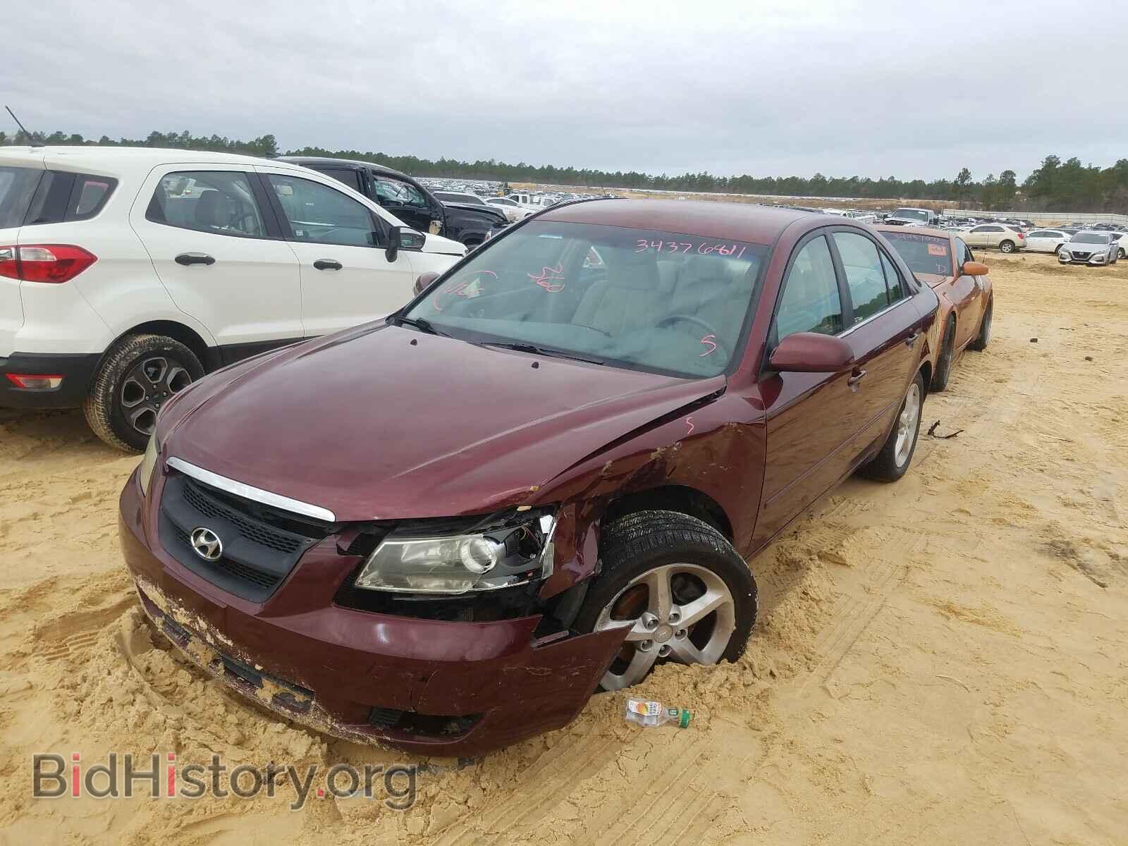 2007 HYUNDAI SONATA - VIN: 5NPEU46F97H220182 - Фото 2