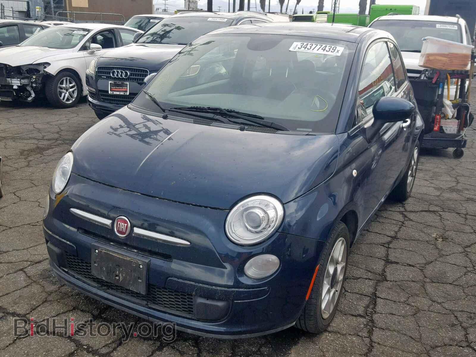 2015 FIAT 500 - VIN: 3C3CFFAR4FT623889 - Фото 2