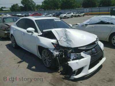 2014 Lexus IS, белый — VIN JTHCF1D23E5005537, Copart