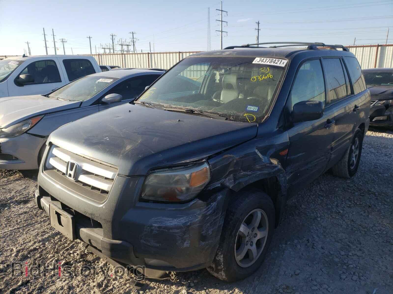 2006 HONDA PILOT - VIN: 5FNYF28616B036618 - Фото 2