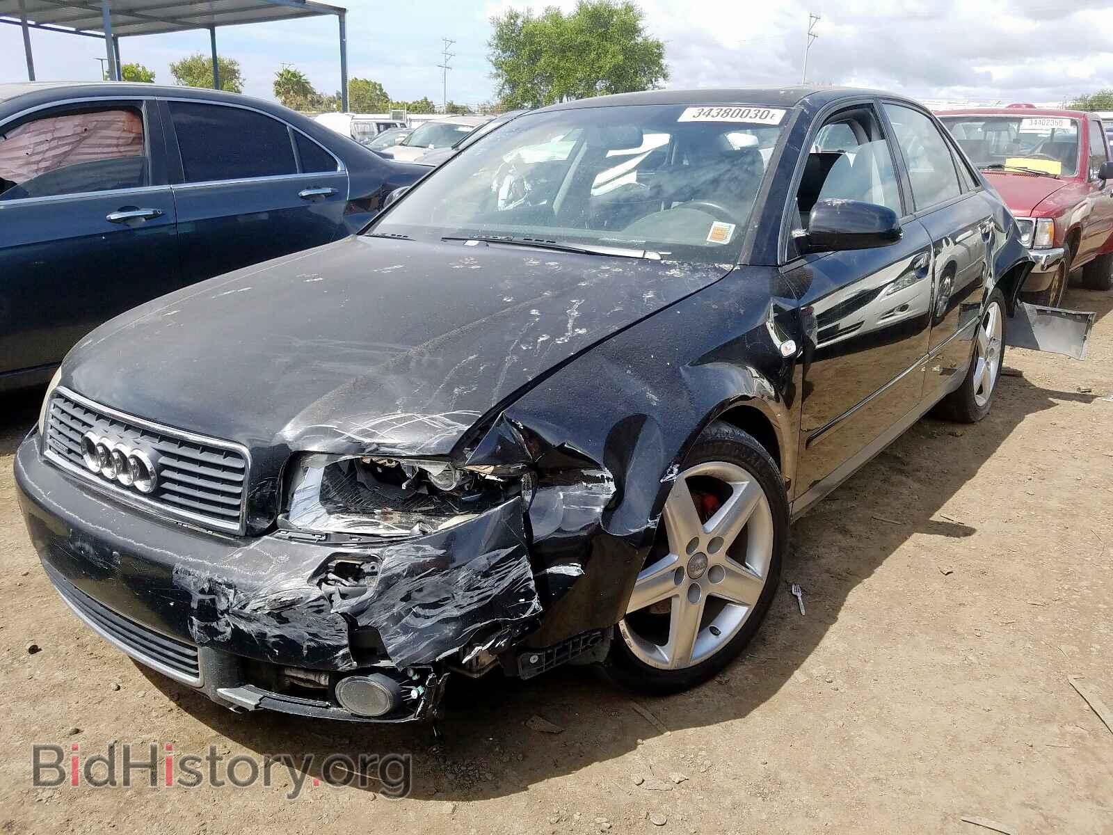 2002 AUDI A4 - VIN: WAULC68E62A313314 - Фото 2