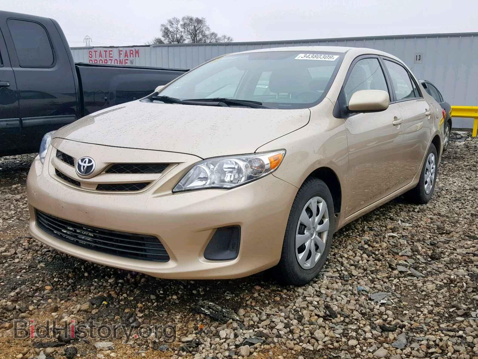 2011 TOYOTA COROLLA BA - VIN: 2T1BU4EE3BC565683 - Фото 2