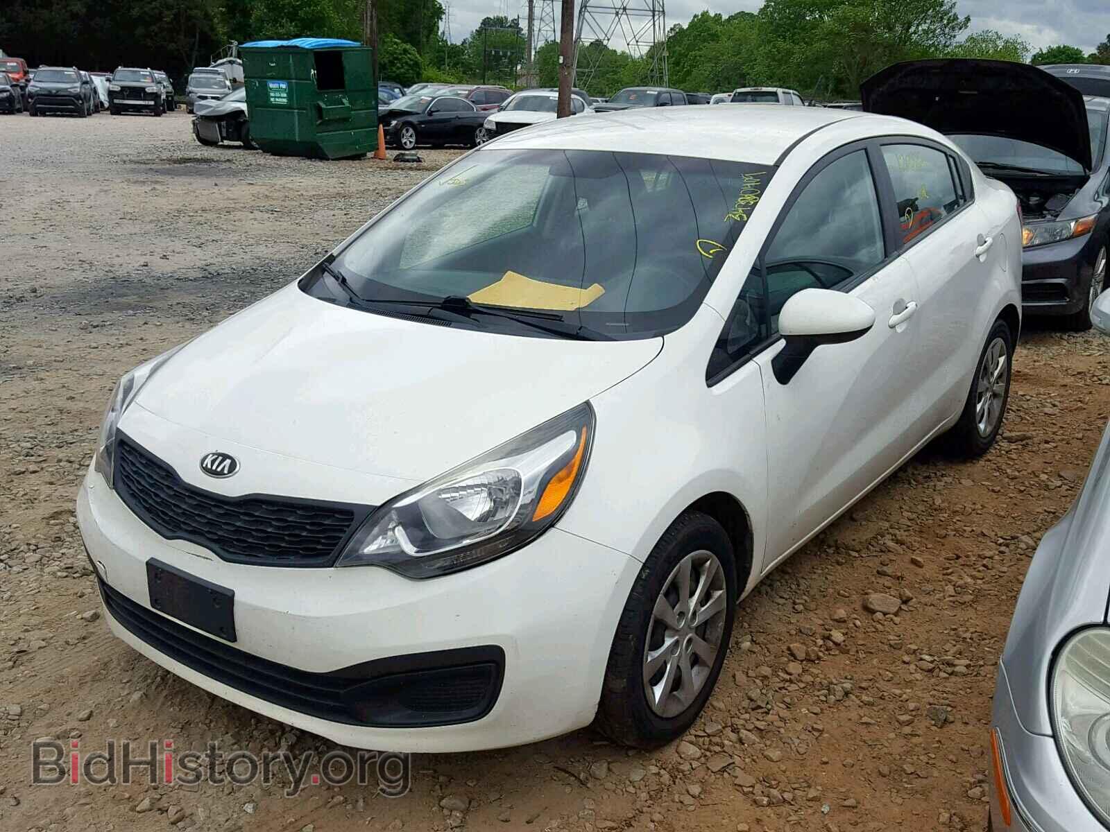2013 KIA RIO - VIN: KNADM4A35D6218859 - Фото 2