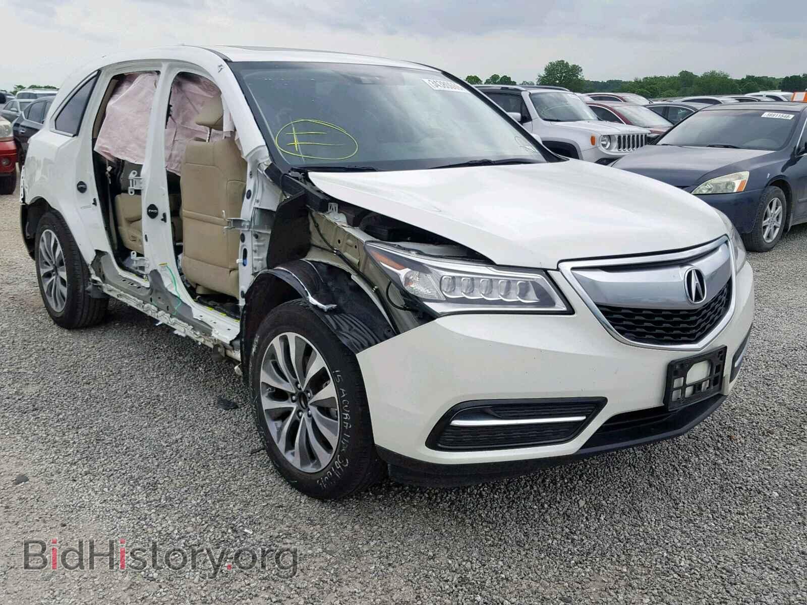Photo 5FRYD3H48FB009375 - ACURA MDX 2015