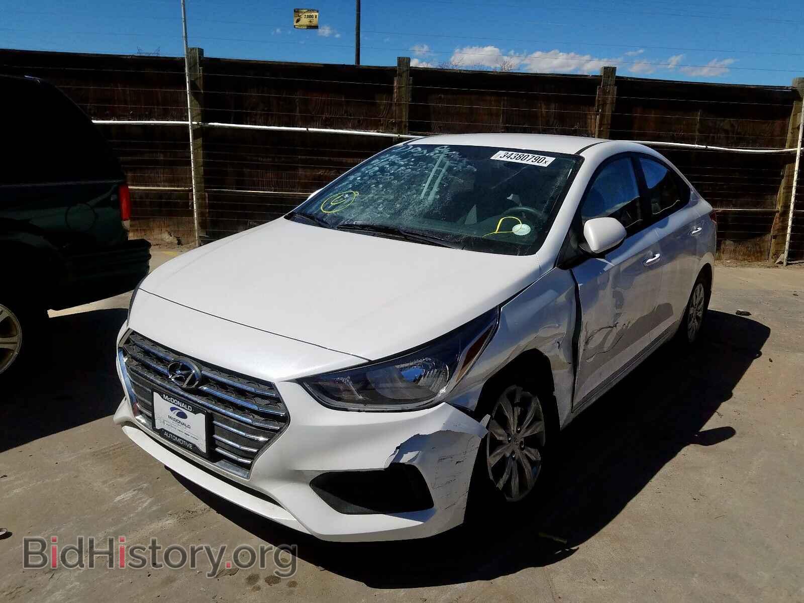 2020 HYUNDAI ACCENT - VIN: 3KPC24A65LE110328 - Фото 2