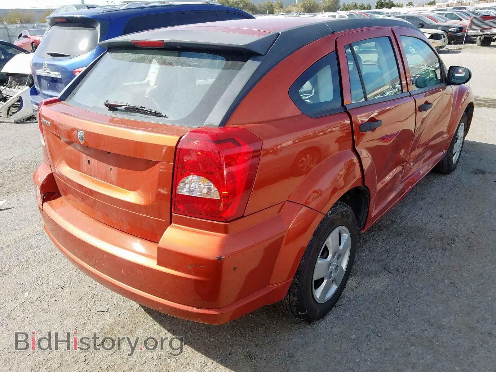 2007 DODGE CALIBER - VIN: 1B3HB28B97D282691 - Фото 4