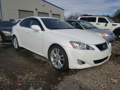 2007 Lexus IS IS 250, белый — VIN JTHBK262572051319, Copart